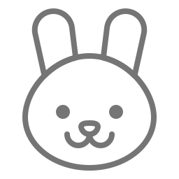 rabbit face icon